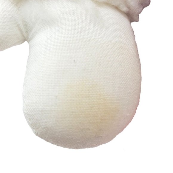 Santa 1998 Joelson Industries Plush Christmas Holiday Home Decor VTG Calico Yarn - Picture 5 of 8